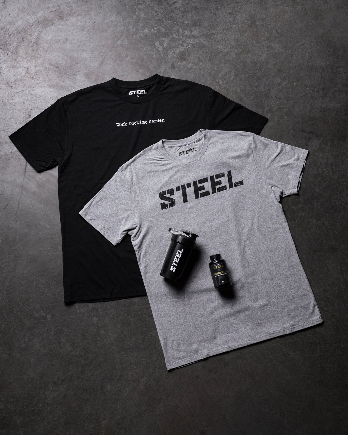 The Steel Supplements Fat Burner SHREDDED-AF + Shirt