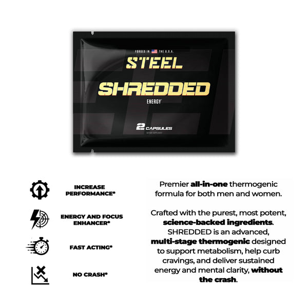 Steel Supplements Shredded Sample Bundle