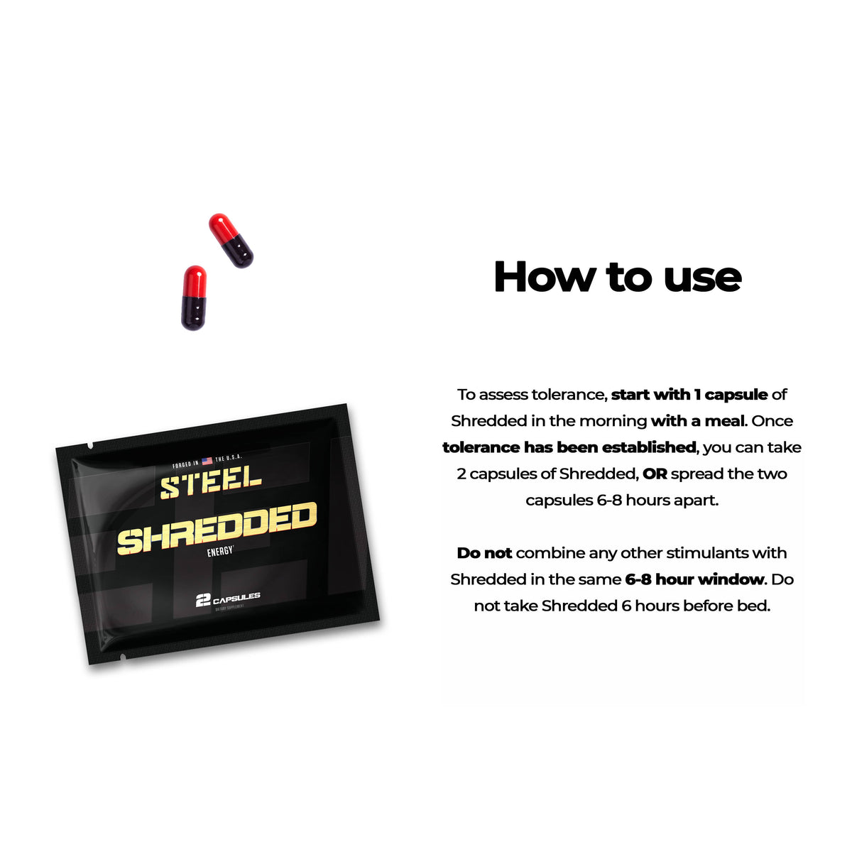 Steel Supplements Shredded Sample Bundle