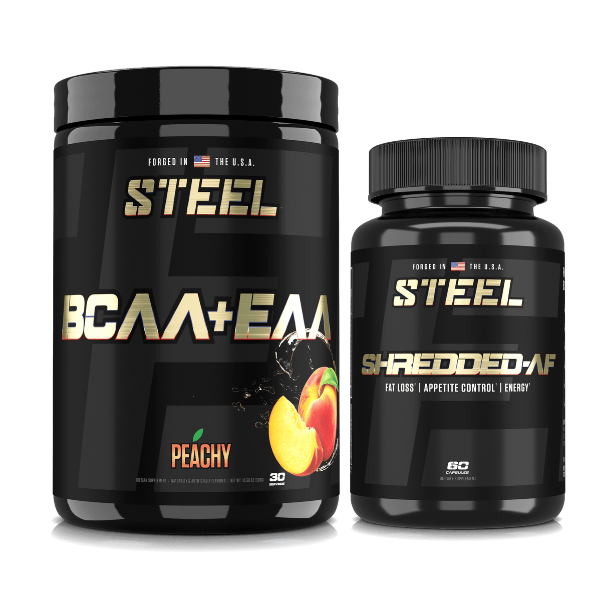Steel Supplements Stack Peachy SHREDDED STACK