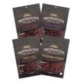 Smoky/Spicy Sweet/Teriyaki/Tropical Fusion Variety Pack - Brisket Beef Jerky