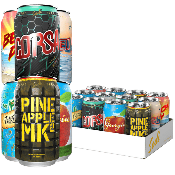Steel Supplements Supplement Sodi Pop - Case of 12 Cans