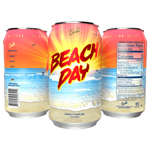 Steel Supplements Supplement Beach Day Case of 12 Cans Sodi Pop - Case of 12 Cans
