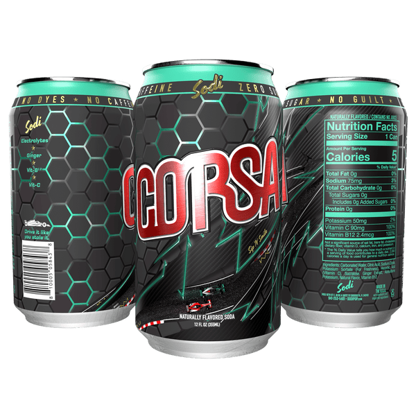 Steel Supplements Supplement Corsa Case of 12 Cans Sodi Pop - Case of 12 Cans