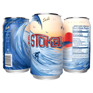 Steel Supplements Supplement Stoked Case of 12 Cans Sodi Pop - Case of 12 Cans