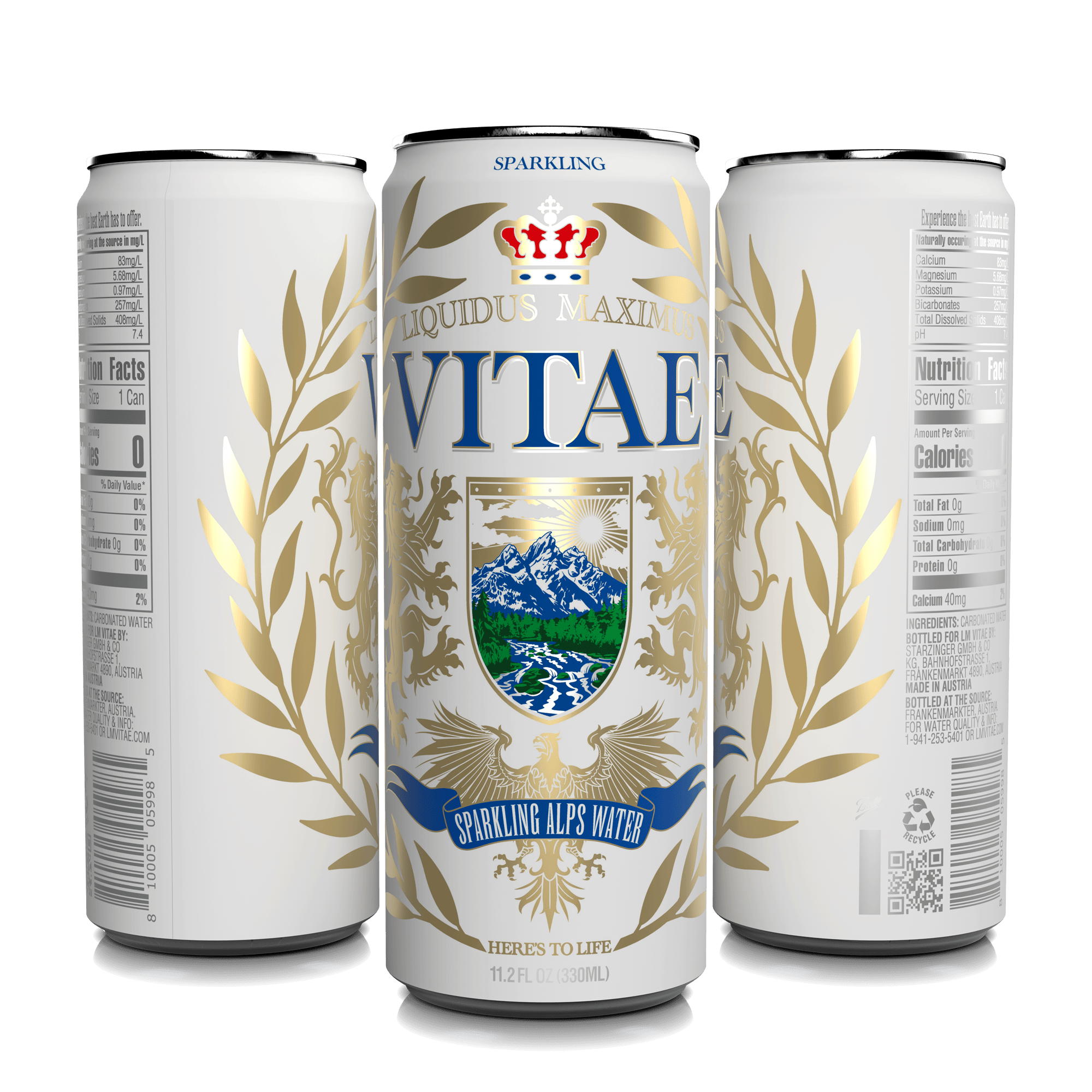 Liquidus Maximus Vitae Sparkling Alps Water