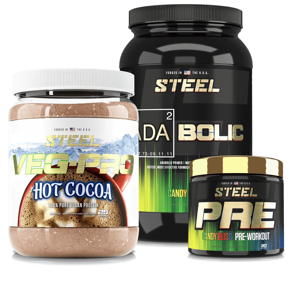 Steel Supplements Stack Candy Bliss / Candy Bliss / Hot Cocoa STARTER STACK