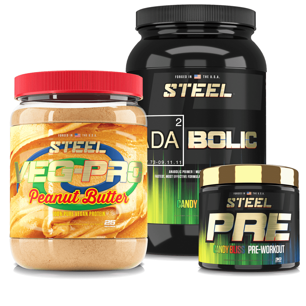 Steel Supplements Stack Candy Bliss / Candy Bliss / Peanut...