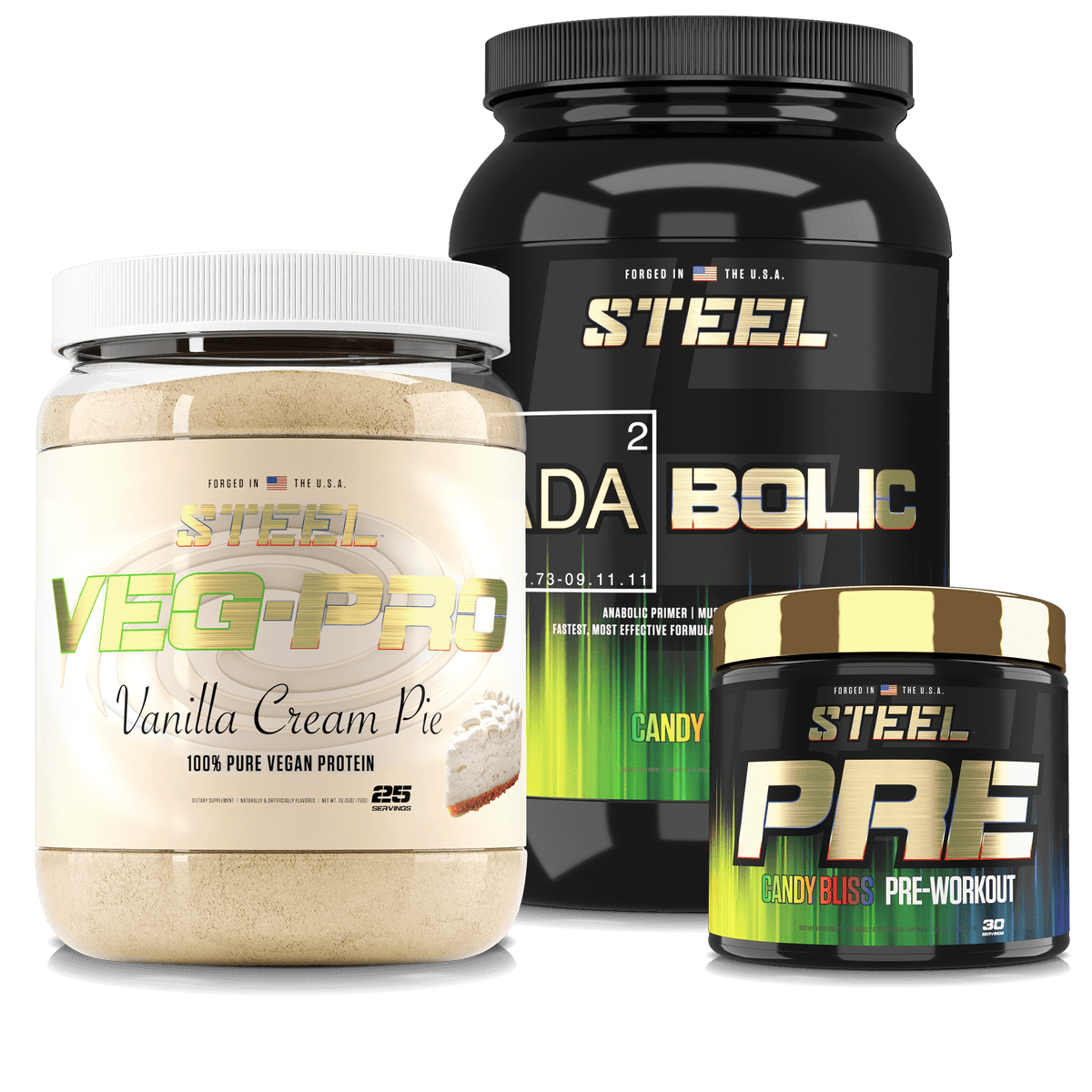 Steel Supplements Stack Candy Bliss / Candy Bliss / Vanilla...