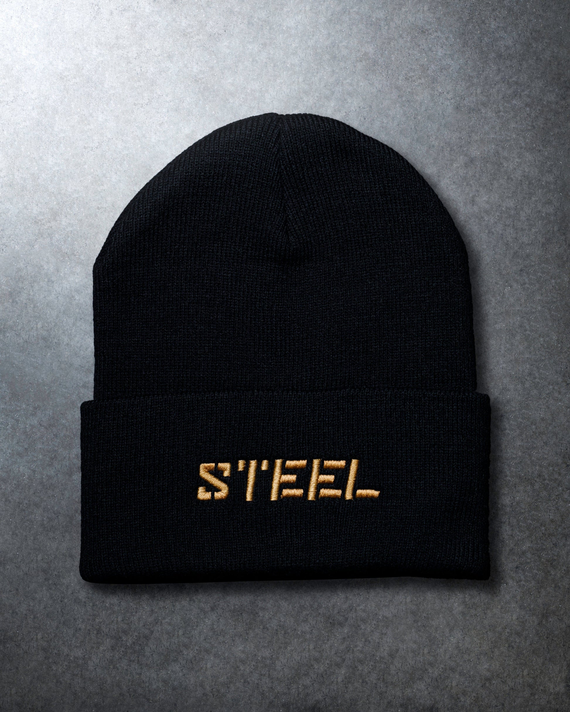 The Steel Supplements Hat Black STEEL Beanie