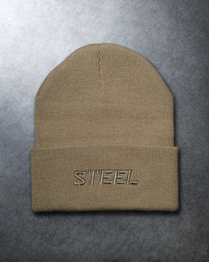 The Steel Supplements Hat Desert STEEL Beanie