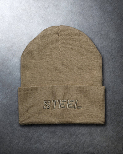The Steel Supplements Hat Desert STEEL Beanie