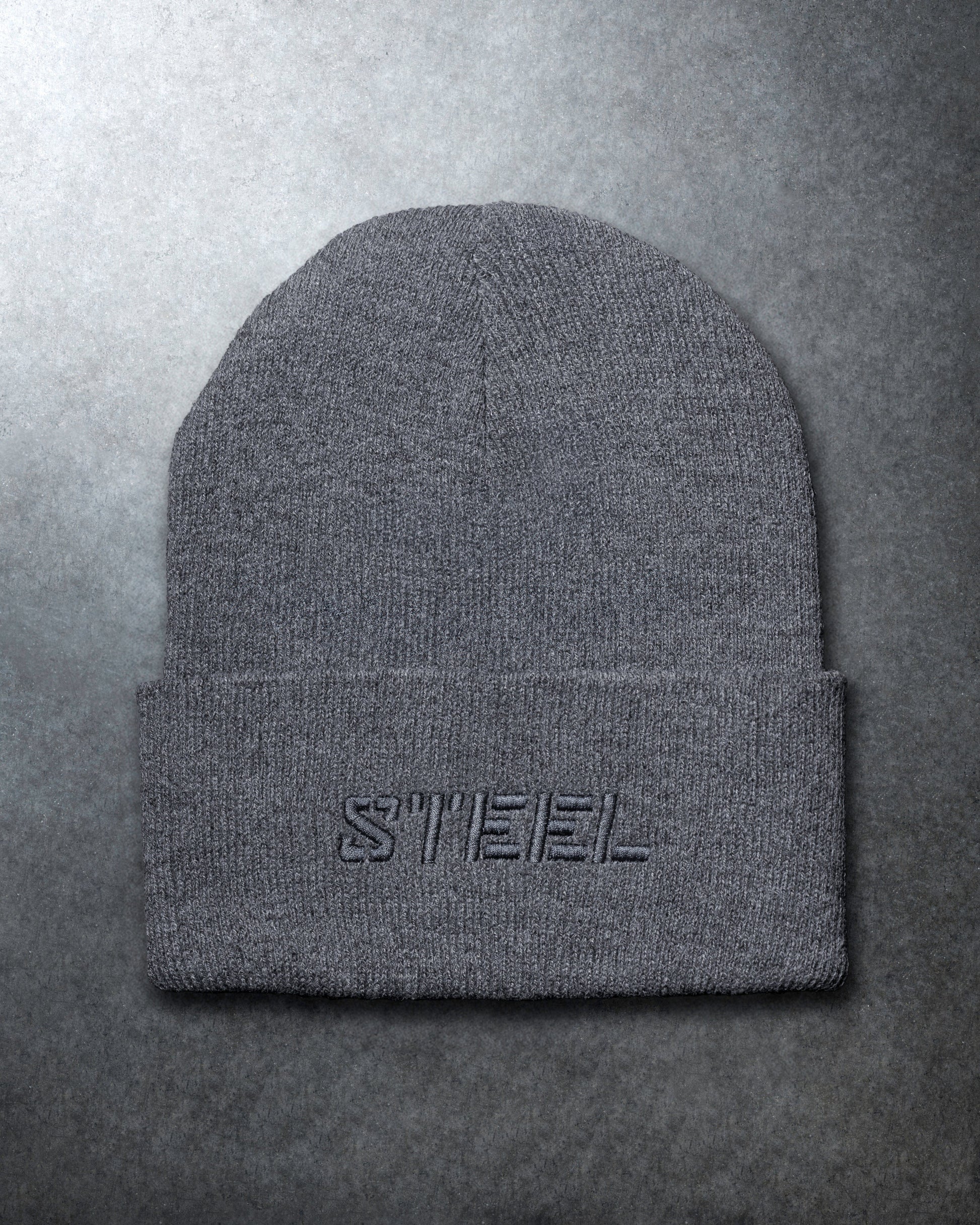 The Steel Supplements Hat Slate STEEL Beanie