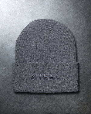 The Steel Supplements Hat Slate STEEL Beanie