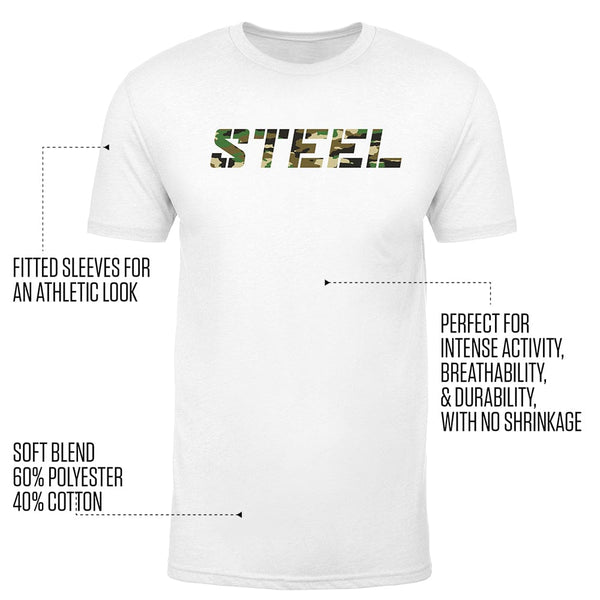 Steel Supplements Apparel STEEL CAMO PERFORMANCE T-SHIRT