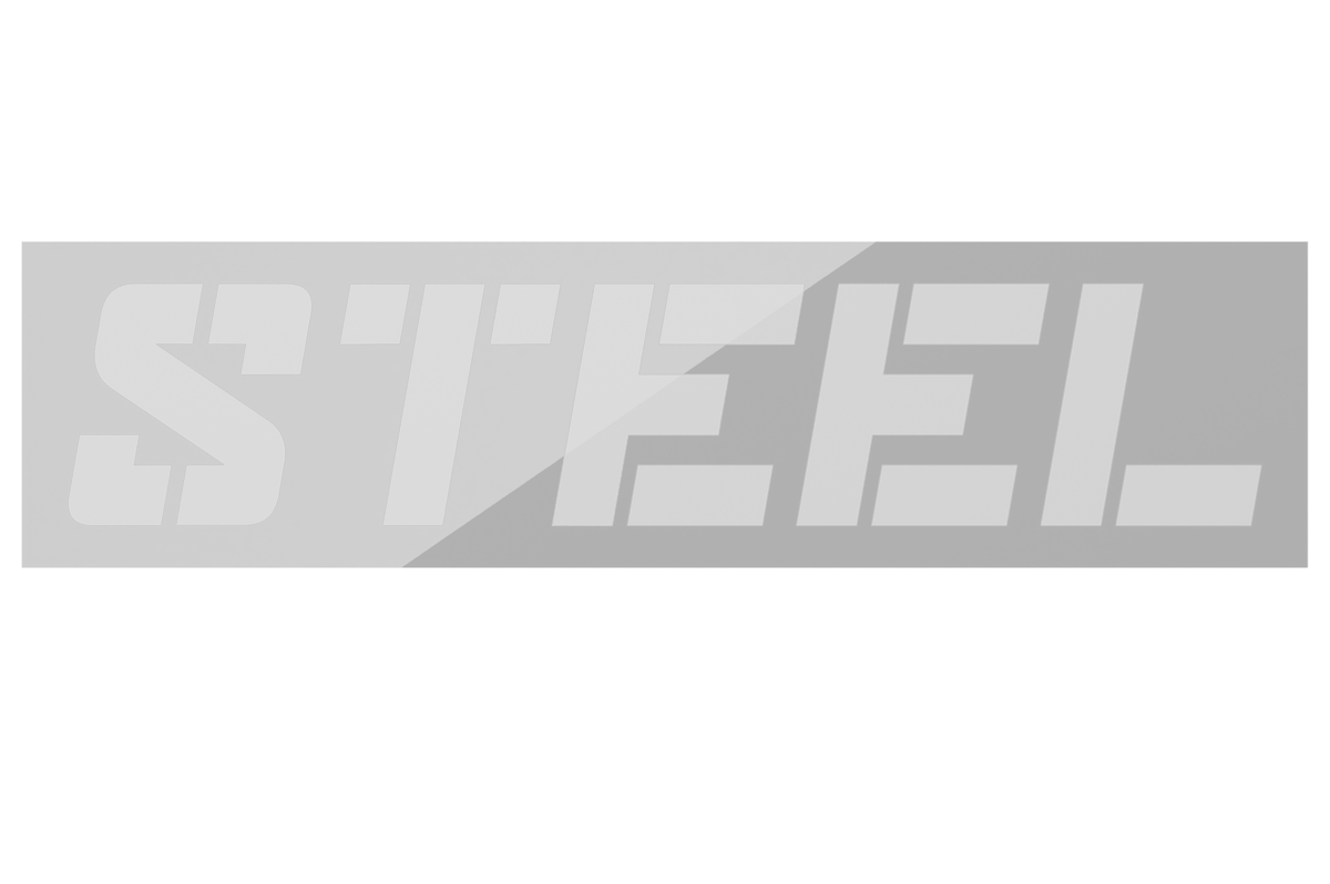 Steel Supplements Accessories STEEL Decals
