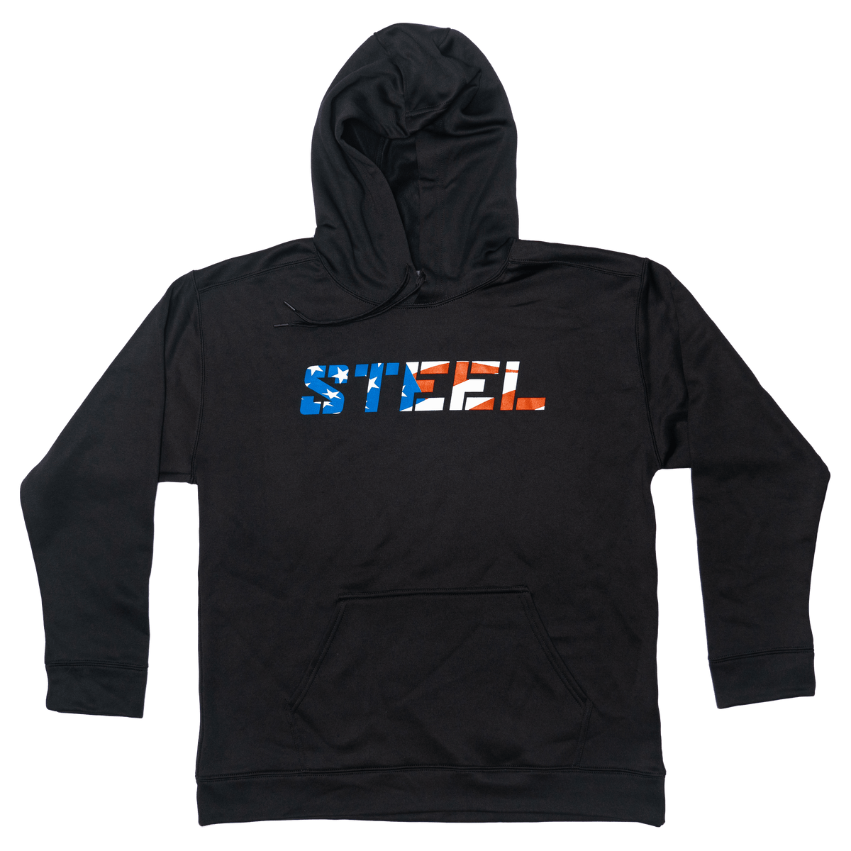 Steel Supplements Apparel STEEL Performance Hoodie Flag