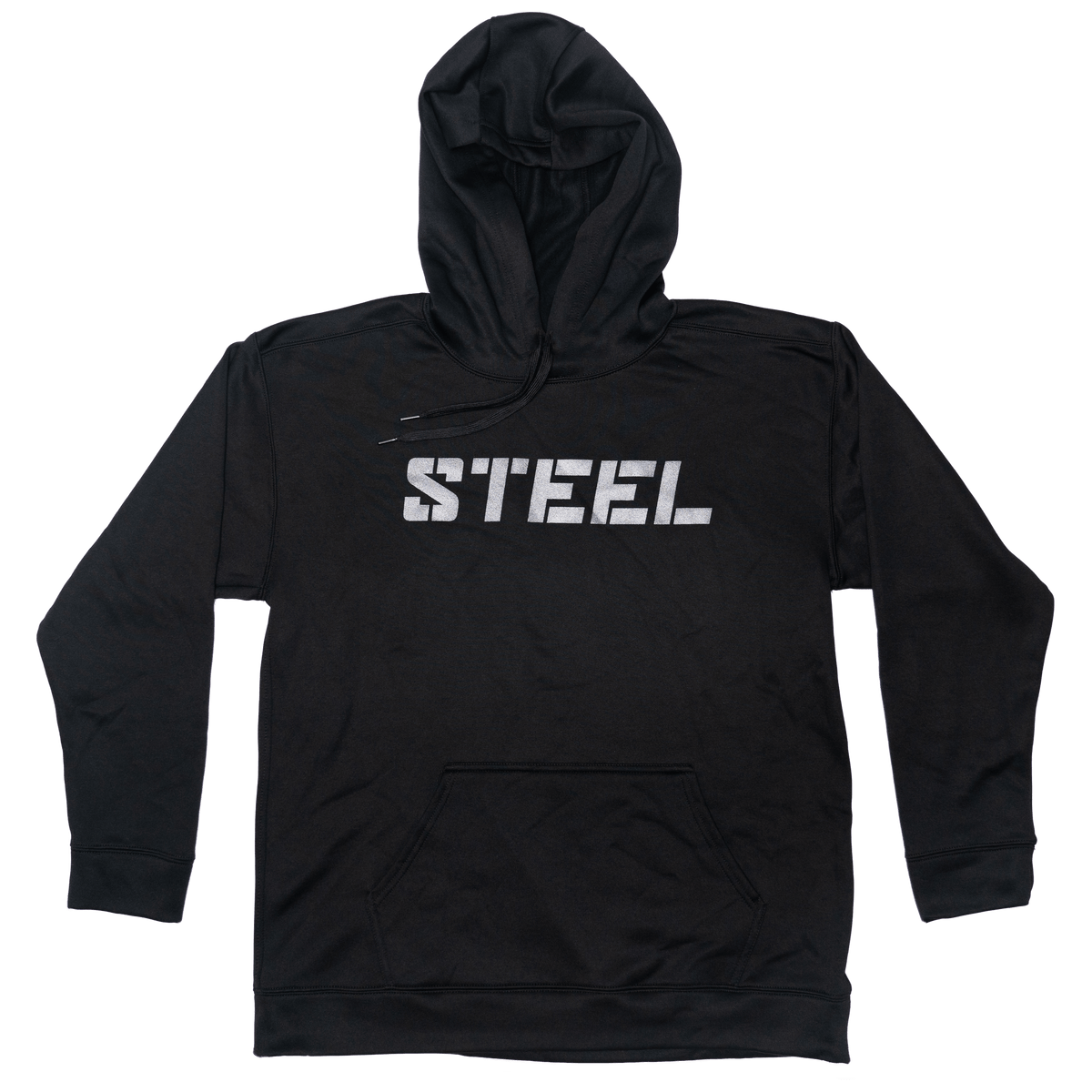 Steel Supplements Apparel STEEL Performance Hoodie Silver