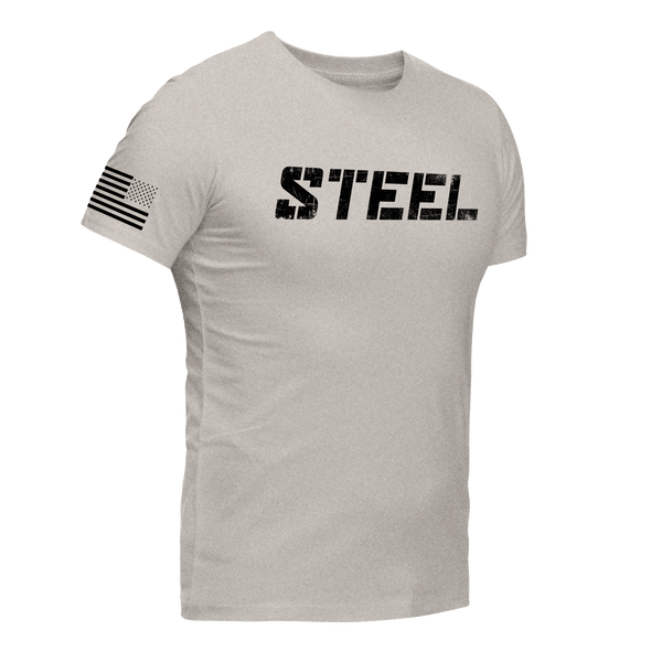 The Steel Supplements Apparel STEEL Sand Performance T-Shirt