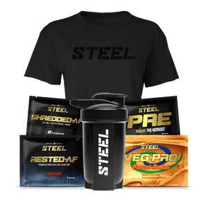 Steel Supplements Bundle Extra Small / Black STEEL on Black Stella Bundle