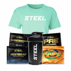 Steel Supplements Bundle Extra Small / White STEEL on Mint Stella Bundle