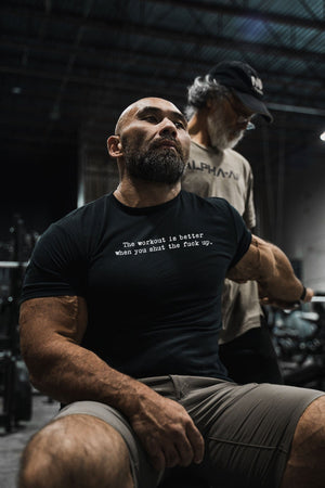 Steel Supplements Apparel The workout is better when you shut the f*ck up. (TM) Tee
