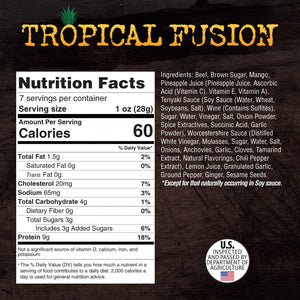 Steel Supplements Jerky Tropical Fusion - Brisket Beef Jerky