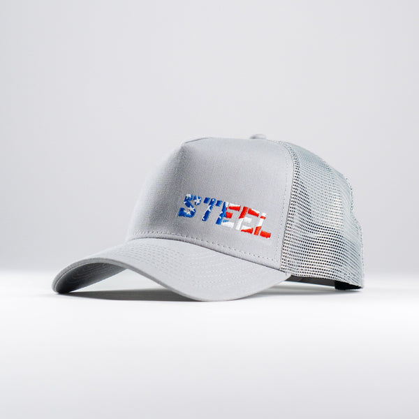 The Steel Supplements Hat Lunar Trucker (American Flag Edition)