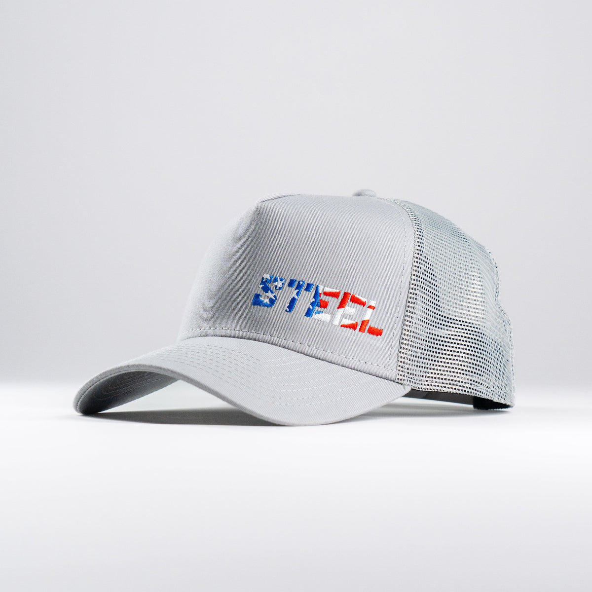The Steel Supplements Hat Lunar Trucker (American Flag Edition)