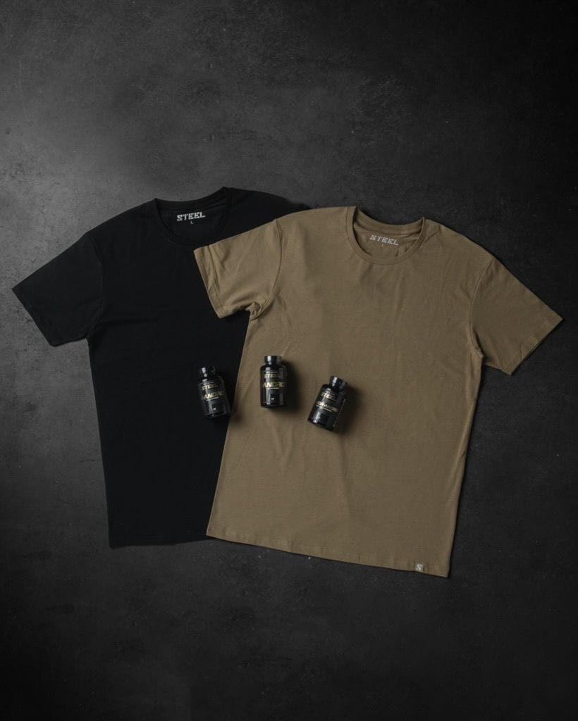 The Steel Supplements Stack Ultimate Mass Core Tee Bundle