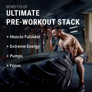 The Steel Supplements Stack ULTIMATE PRE-WORKOUT STACK