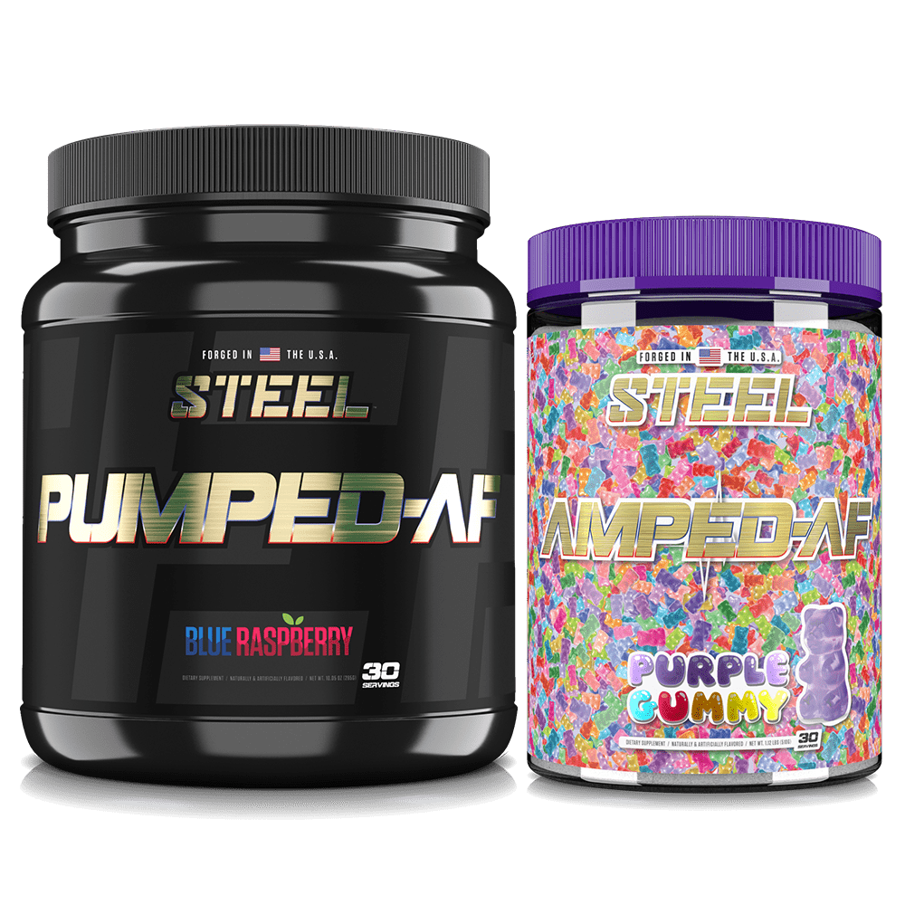 The Steel Supplements Stack Purple Gummy / Blue Raspberry ULTIMATE...