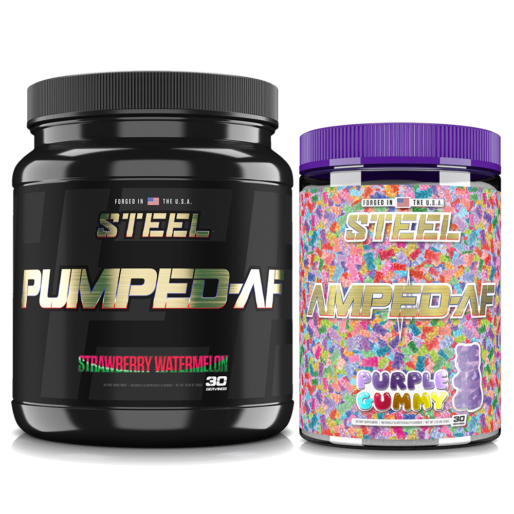 The Steel Supplements Stack Purple Gummy / Strawberry Watermelon ULTIMATE...