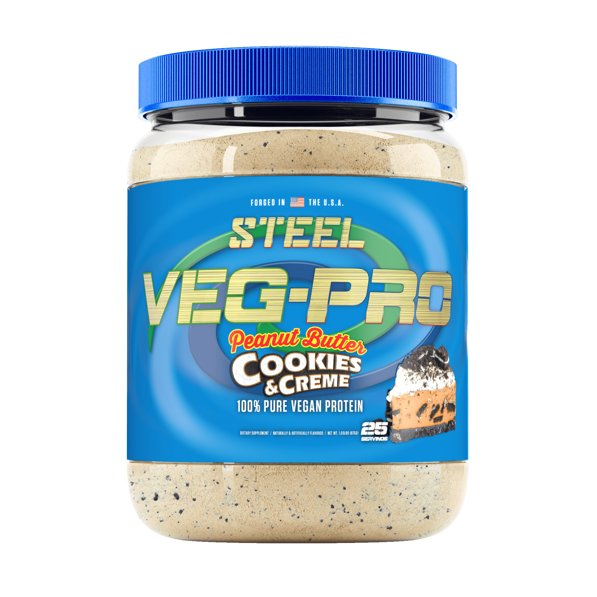 The Steel Supplements Supplement Peanut Butter Cookies & Creme VEG-PRO