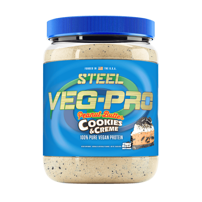 The Steel Supplements Supplement Peanut Butter Cookies & Creme VEG-PRO
