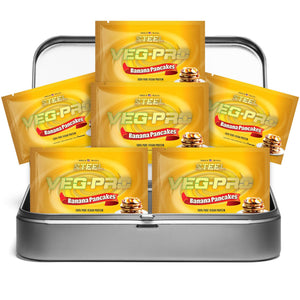 The Steel Supplements Sample Banana Pancakes / Travel Kit (6 Samples) Veg-Pro Sample Packets