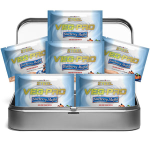 The Steel Supplements Sample Blueberry Muffin / Travel Kit (6 Samples) Veg-Pro Sample Packets