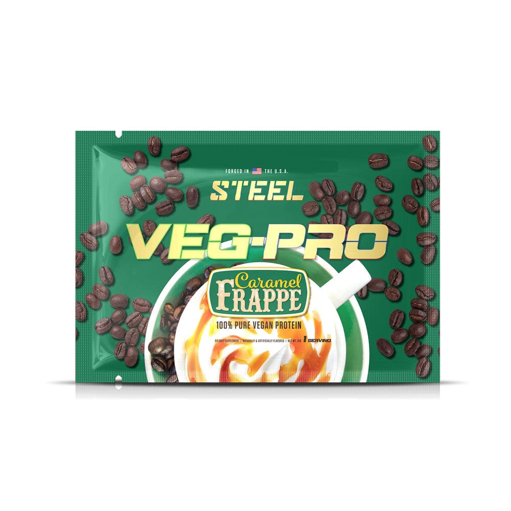 The Steel Supplements Sample Caramel Frappe / 1 Serving Veg-Pro...