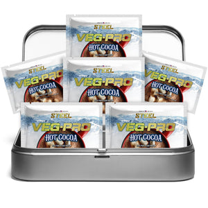 The Steel Supplements Sample Hot Cocoa / Travel Kit (6 Samples) Veg-Pro Sample Packets