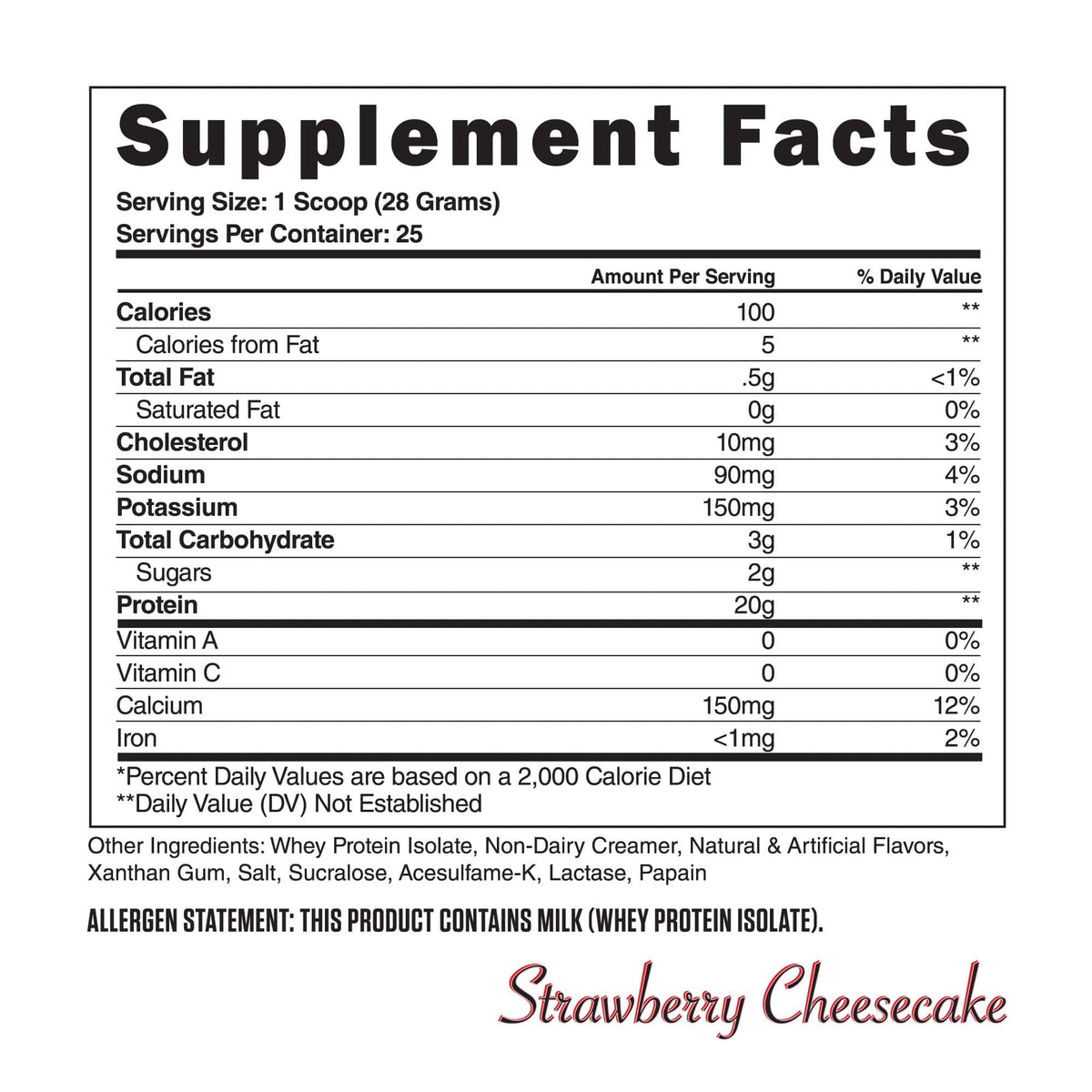 The Steel Supplements Supplement WHEY-ISO