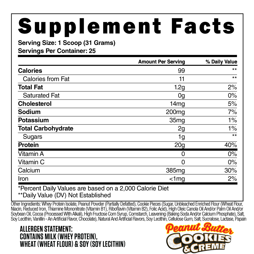 The Steel Supplements Supplement WHEY-ISO