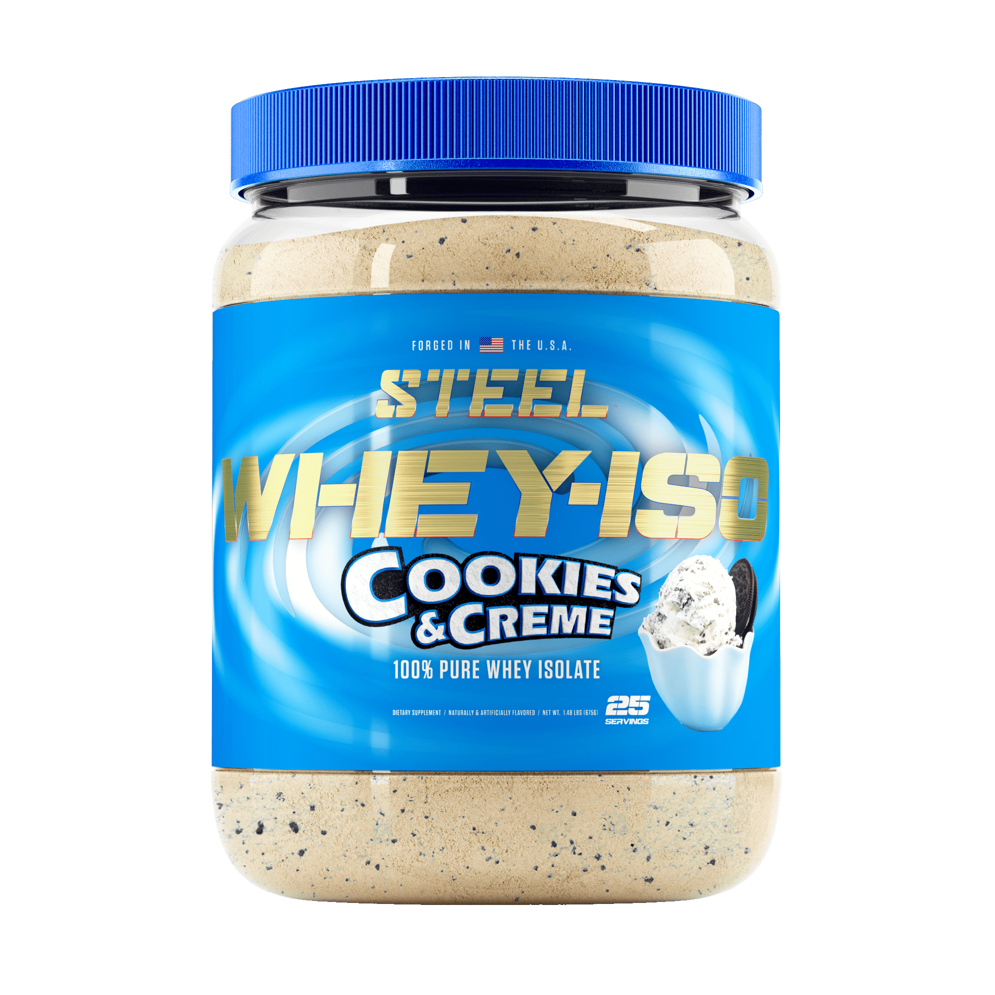 The Steel Supplements Supplement Cookies & Creme WHEY-ISO
