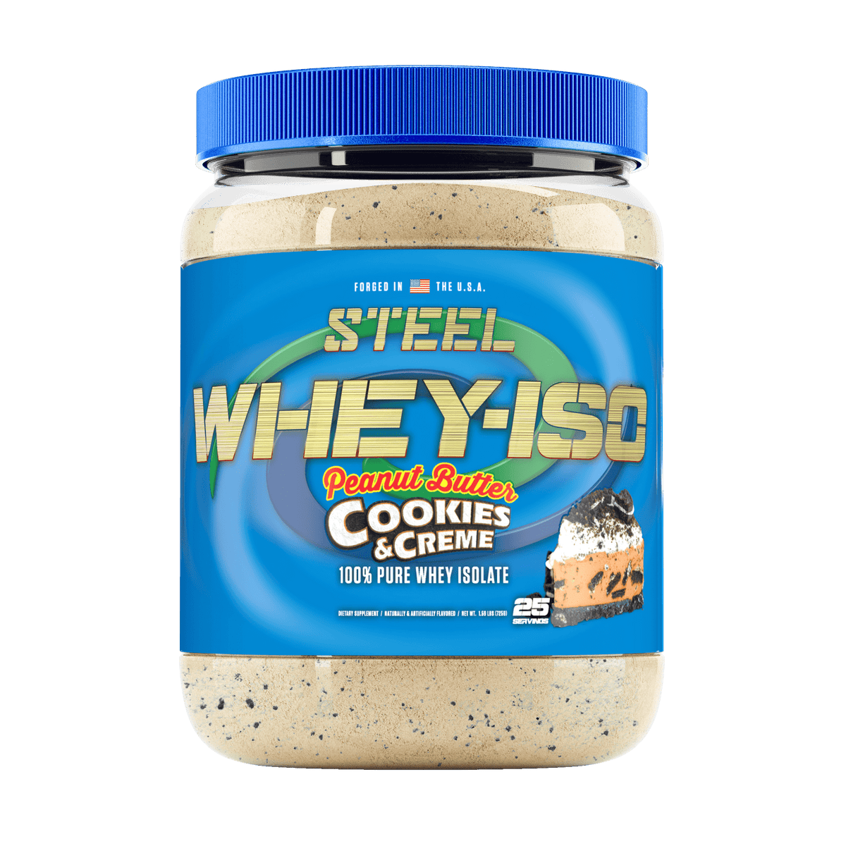 The Steel Supplements Supplement Peanut Butter Cookies &amp; Creme WHEY-ISO