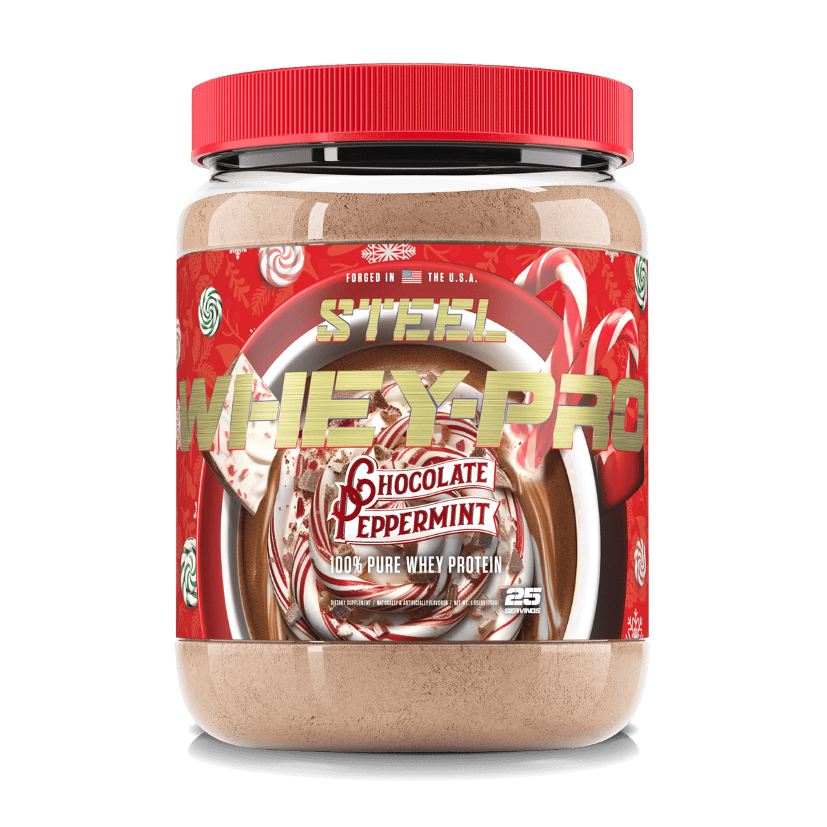 The Steel Supplements Supplement Chocolate Peppermint WHEY-PRO