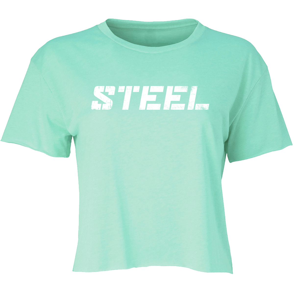 Steel Supplements Apparel White on Mint / XS Women's Everyday Crop