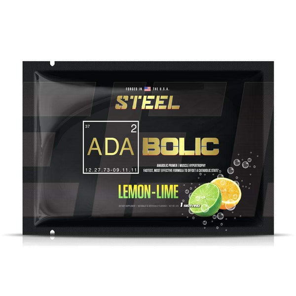 Steel Supplements ADABolic Pre Workout, Muscle Builder for Men & Women, Strawberry Banana, Post Workout Recovery Drink, Restores Muscle Glycogen  for Natural Growth