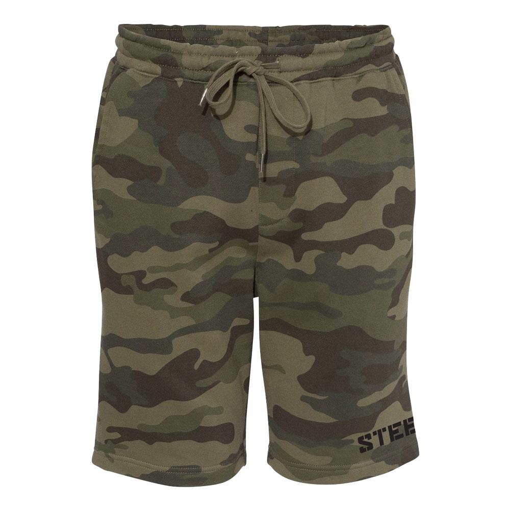 Steel Supplements Apparel Athletic Camo Shorts (Forest Camo)