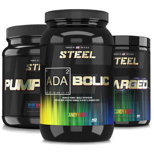 Steel Supplements Stack Candy Bliss / Candy Bliss / Blue Raspberry ELITE PRE-WORKOUT STACK
