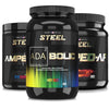 Steel Supplements Stack Candy Bliss / Blue Raspberry / Lavaburst ENHANCED PRE-WORKOUT STACK
