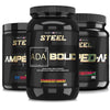 Steel Supplements Stack Strawberry Banana / Blue Raspberry / Strawberry Watermelon ENHANCED PRE-WORKOUT STACK